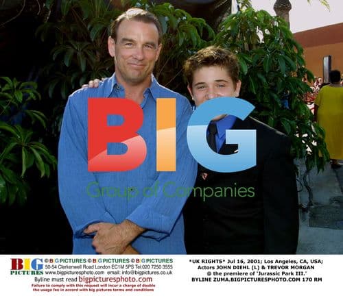 John Diehl & Trevor Morgan @ 'Jurassic Park III' premiere