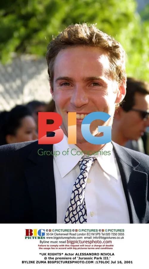 Alessandro Nivola at 'Jurassic Park III' Premiere