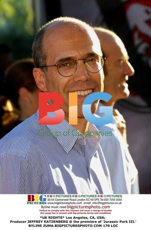 Jeffrey Katzenberg at 'Jurassic Park III' Premiere
