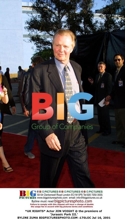 Jon Voight at 'Jurassic Park III' premiere