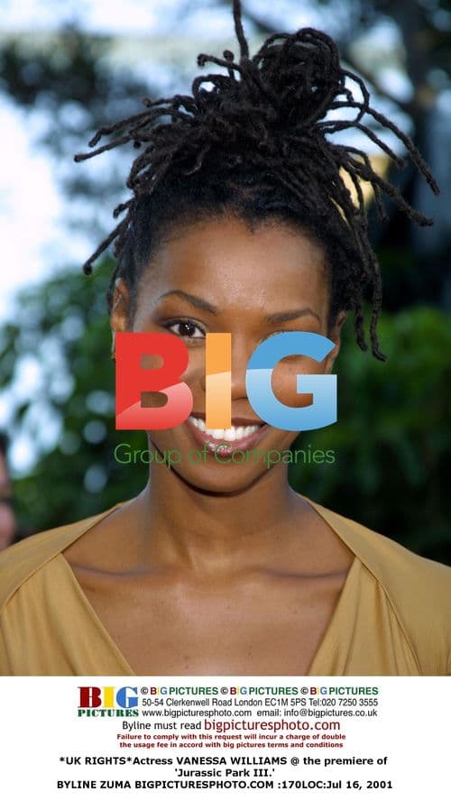 Vanessa Williams at 'Jurassic Park III' premiere