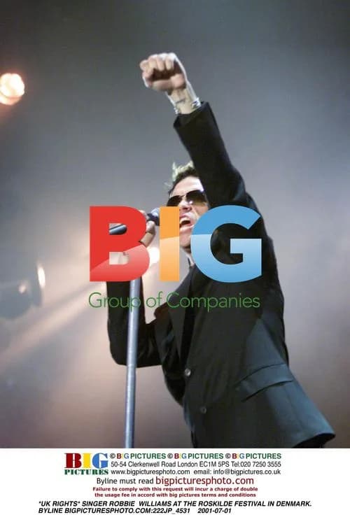 Robbie Williams at Roskilde Festival, Denmark