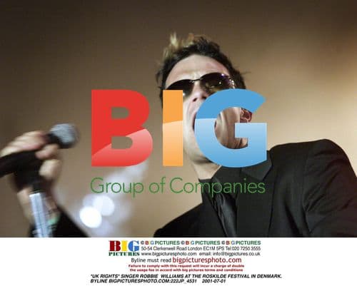 Robbie Williams at Roskilde Festival