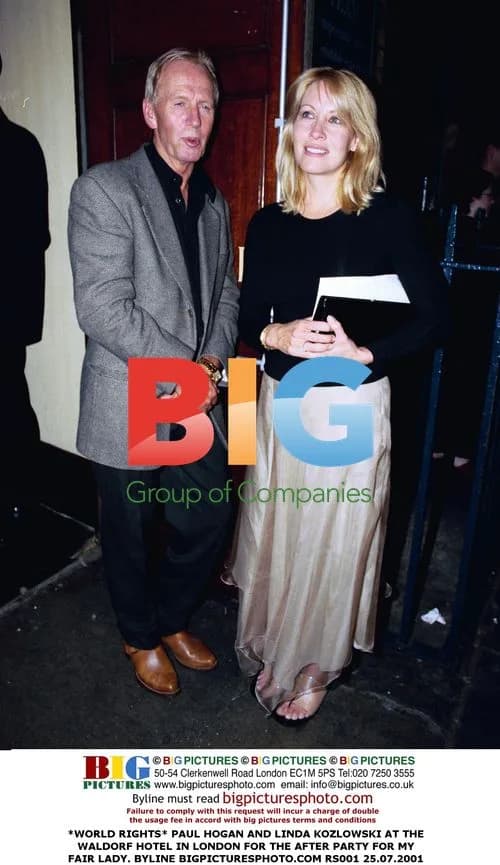 Paul Hogan and Linda Kozlowski at My Fair Lady After Party