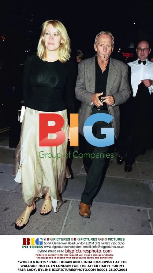 Paul Hogan and Linda Kozlowski at My Fair Lady After Party