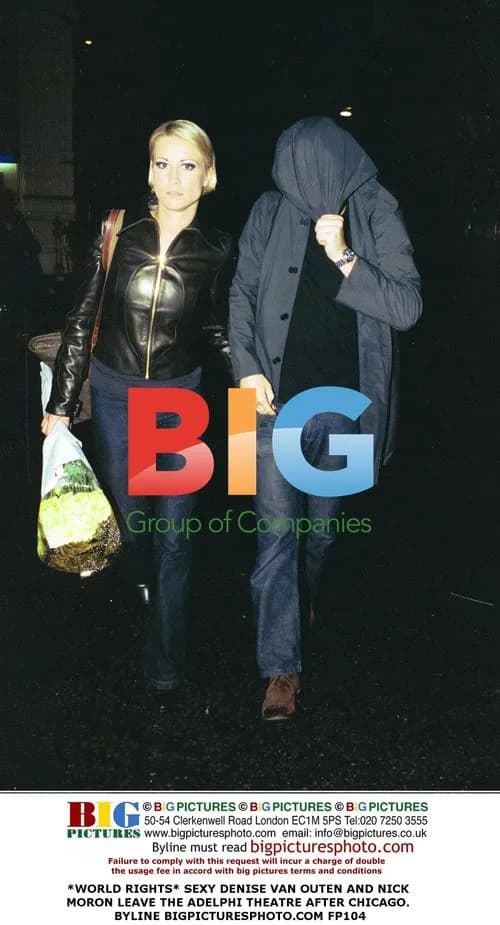 Denise Van Outen and Nick Moron Leave Chicago