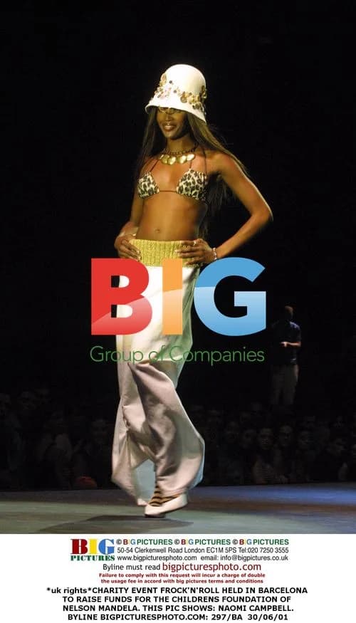 Naomi Campbell at Charity Event in Barcelona