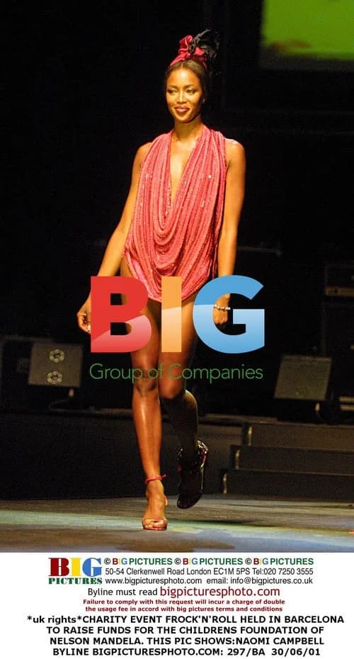 Naomi Campbell at Charity Event in Barcelona