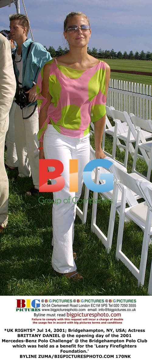 Brittany Daniel at 2001 Mercedes-Benz Polo Challenge