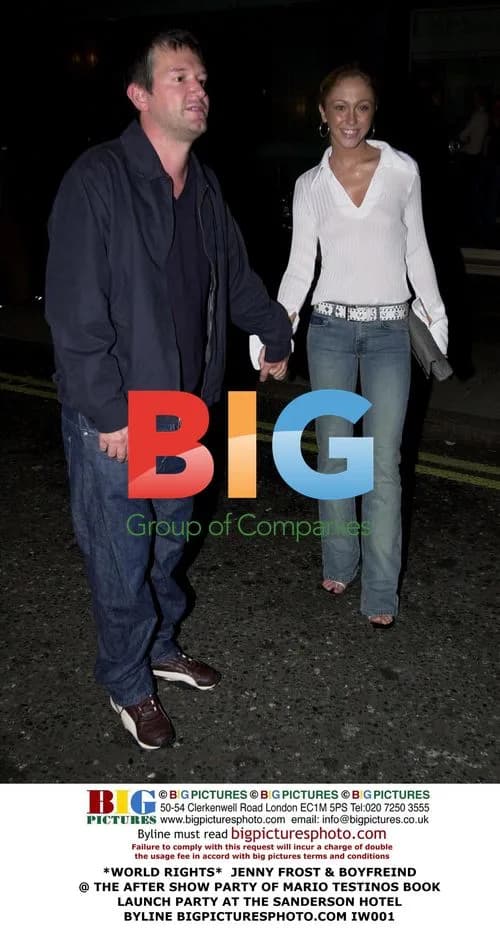 Jenny Frost & Boyfriend at Mario Testino Book Launch