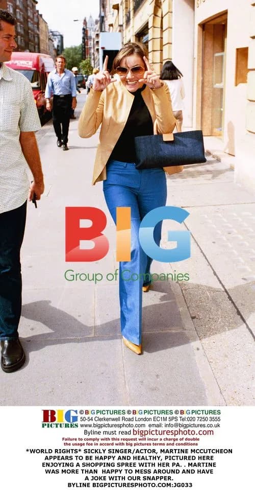 Martine McCutcheon Out Shopping