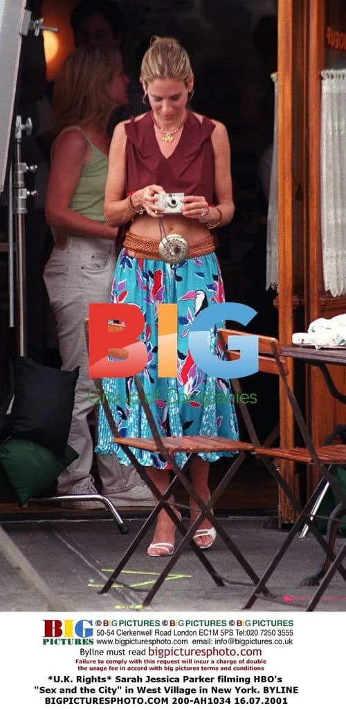 Sarah Jessica Parker on 'Sex and the City' set