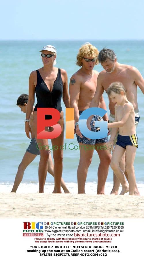 Brigitte Nielsen & Raoul Meyer at Italian resort