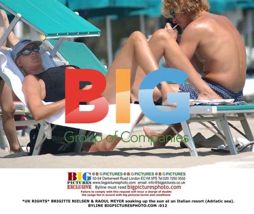 Brigitte Nielsen & Raoul Meyer at Italian resort