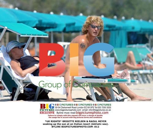 BRIGITTE NIELSEN & RAOUL MEYER at Italian Resort