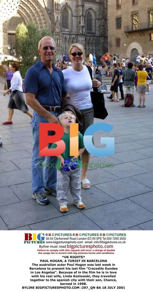Paul Hogan & Family in Barcelona