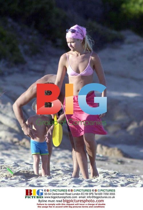 Valeria Mazza on holiday in Sardinia