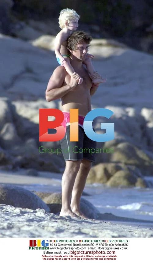Valeria Mazza and family on holiday in Sardinia