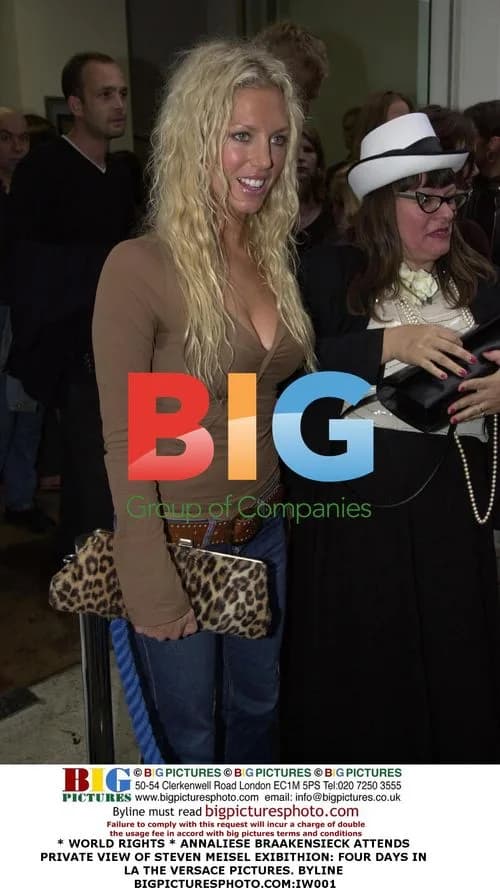 Annalise Braakensiek at Steven Meisel Exhibition
