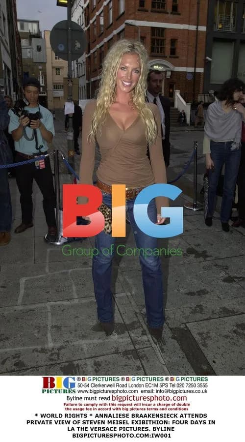 Annalise Braakensiek at Steven Meisel Exhibition