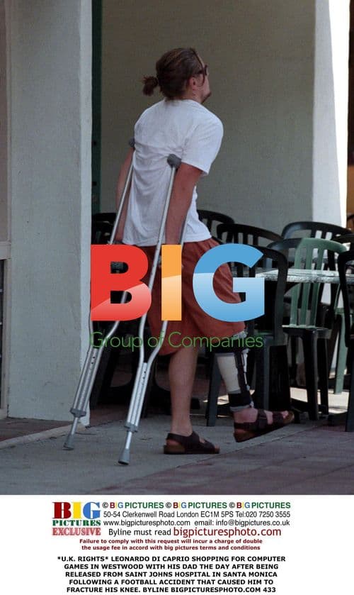 Leonardo DiCaprio Shopping for Video Games