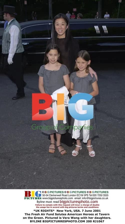Vera Wang with daughters at Fresh Air Fund