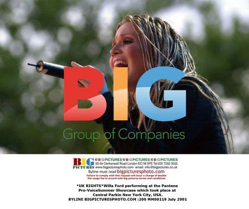 Willa Ford performs at Pantene Pro-Voice Summer Showcase