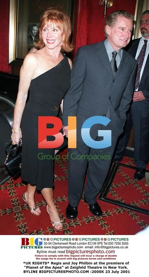 Regis and Joy Philbin at "Planet of the Apes" premiere