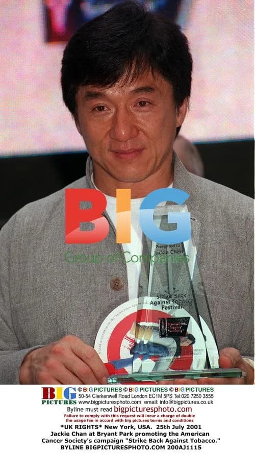 Jackie Chan promotes anti-tobacco campaign