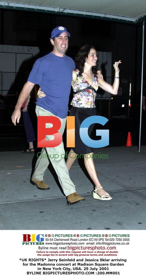 Seinfeld and Sklar at Madonna concert in NYC