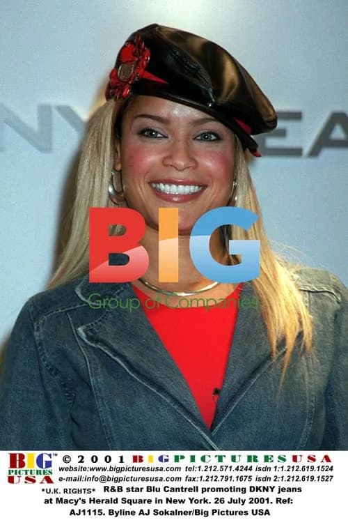 Blu Cantrell promoting DKNY jeans at Macy's