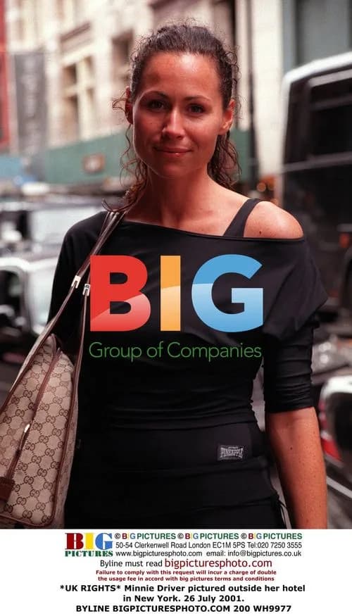 Minnie Driver outside hotel in NYC