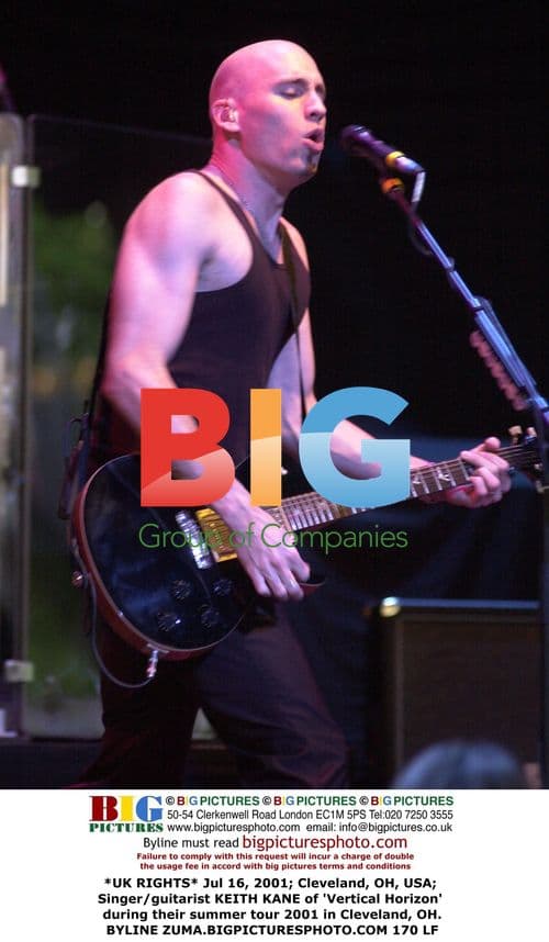 Keith Kane of Vertical Horizon during 2001 tour