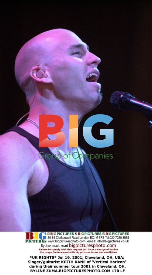 Keith Kane of Vertical Horizon performs in Cleveland