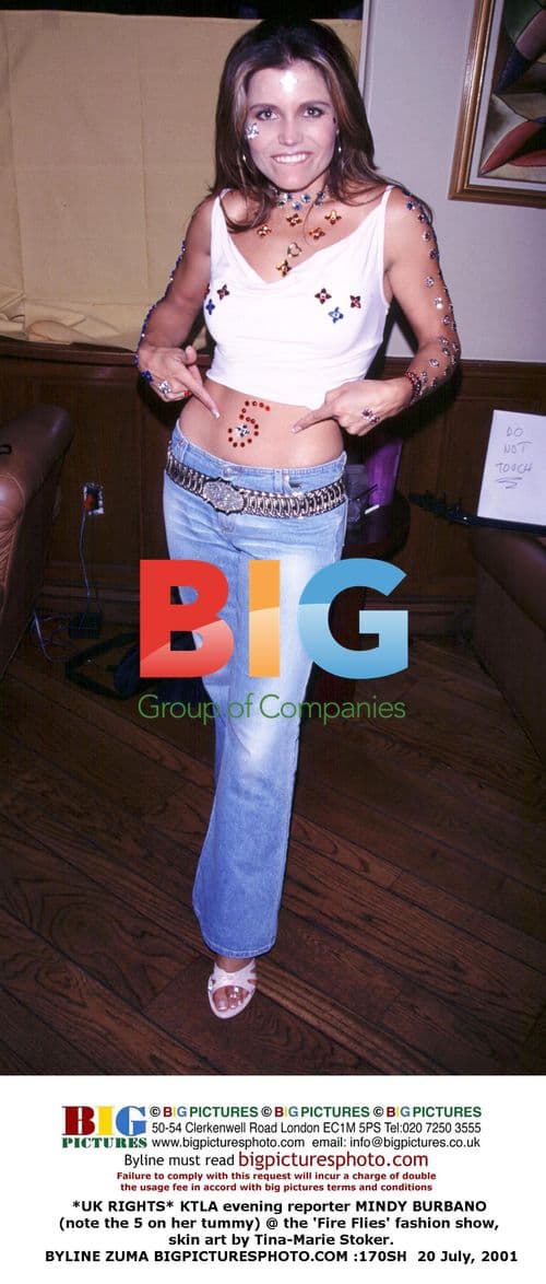 MINDY BURBANO at 'Fire Flies' fashion show