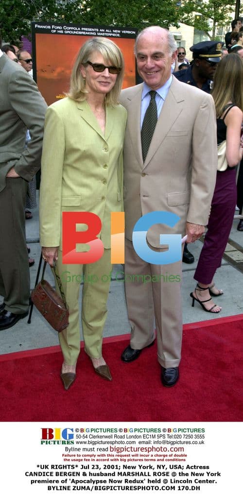 Candice Bergen & Marshall Rose at 'Apocalypse Now Redux' Premiere