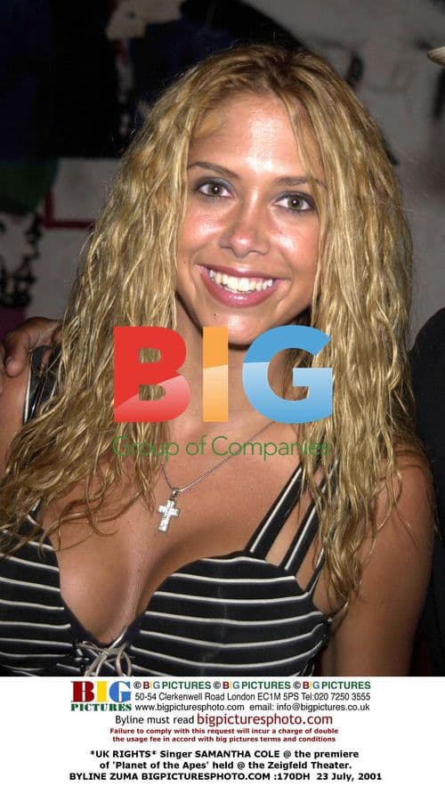 Singer SAMANTHA COLE @ 'Planet of the Apes' premiere