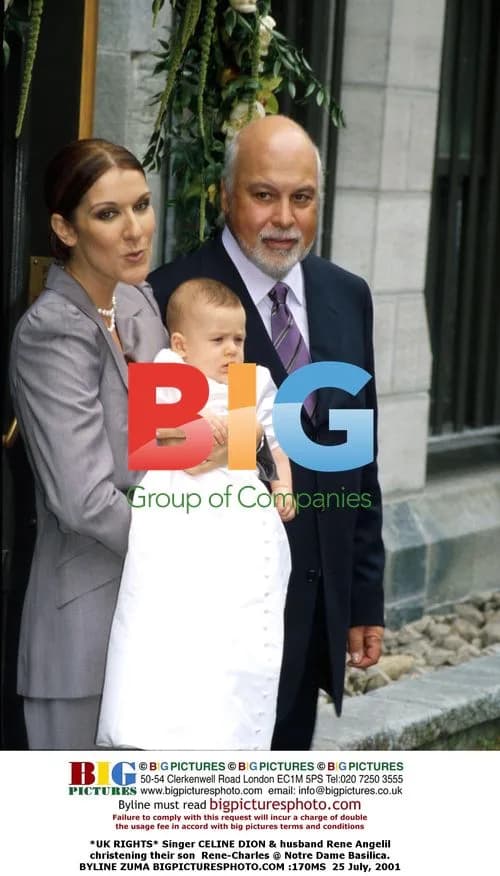 CELINE DION christens son Rene-Charles