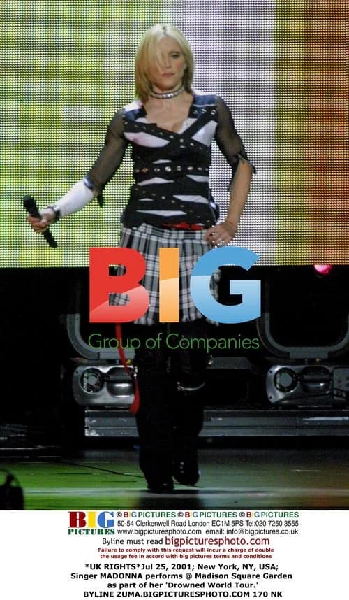 Madonna performs at Madison Square Garden