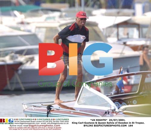 The King Carl-Gustave & Queen Sylvia of Sweden in St Tropez