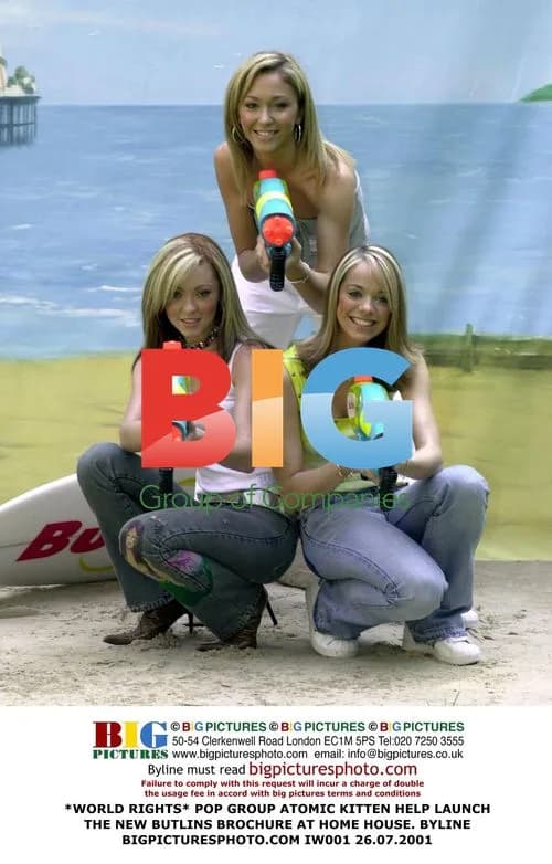 Atomic Kitten Launch Butlins Brochure