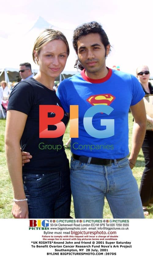 Anand John and friend at Super Saturday event