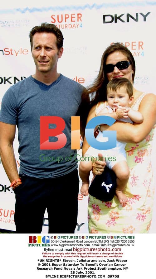 Steven, Juliette and son Jack @ Super Saturday 2001