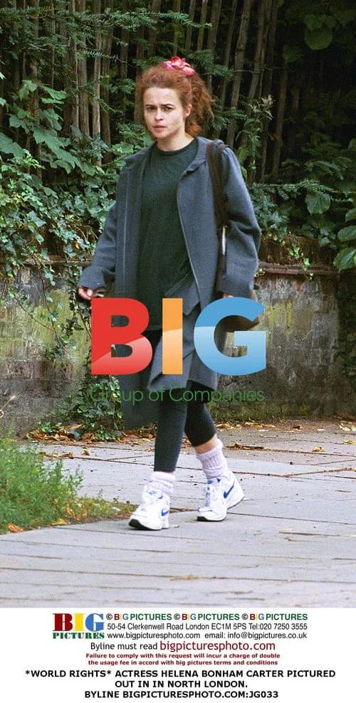 Helena Bonham Carter in North London