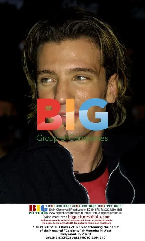 N'Sync's JC Chavez at "Celebrity" CD debut