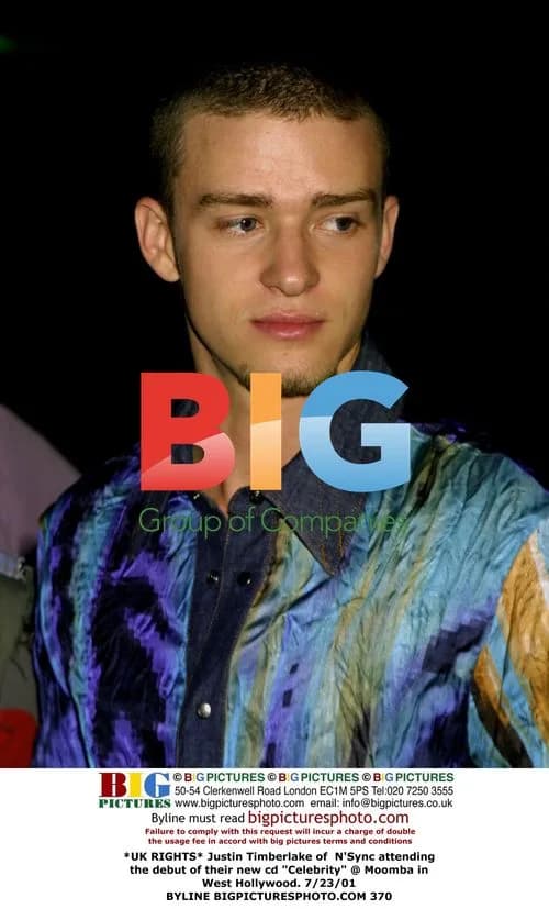 Justin Timberlake at N'Sync CD debut