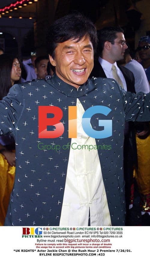 Jackie Chan at Rush Hour 2 Premiere