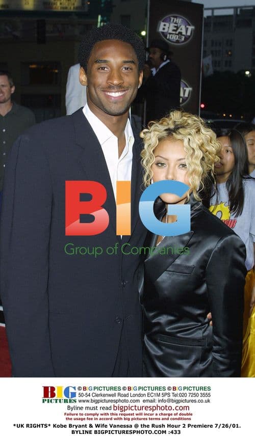 Kobe Bryant & Wife Vanessa @ Rush Hour 2 Premiere