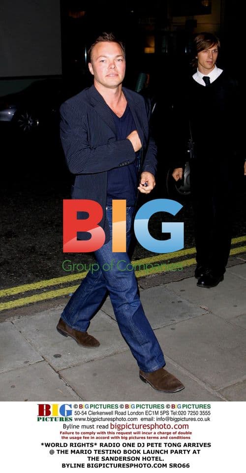 Pete Tong Arrives at Mario Testino Book Launch