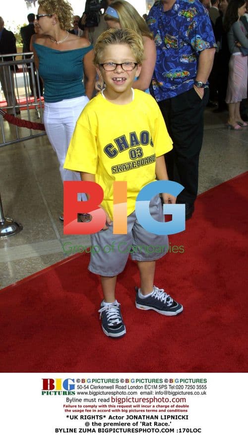 Jonathan Lipnicki at 'Rat Race' Premiere